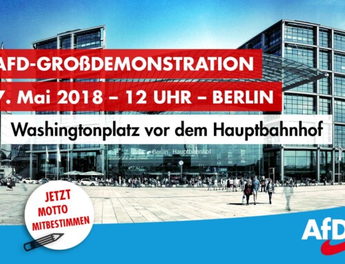 Großdemonstration „Zukunft Deutschland“ am 27. Mai in Berlin