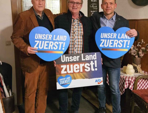 Wahl des AfD-Kandidaten zur Ortsteilbürgermeisterwahl 2024 in Winterstein